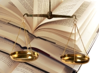 weegschaal en wetboek gewichtige zaken